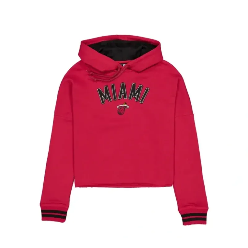 Sale Miami Heat Sport Night Red Womens Hoodie - KTGCaps - Baseball caps for various teams, purchased online at a discount