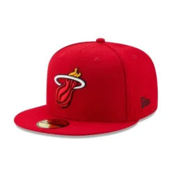 Flash Sale Miami Heat Team Color Alt 59FIFTY Fitted Hat - KTGCaps - Baseball caps for various teams, purchased online at a discount