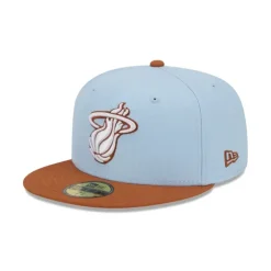 Shop Miami Heat 2Tone 59FIFTY Fitted Hat - KTGCaps - Baseball caps for various teams, purchased online at a discount Caps