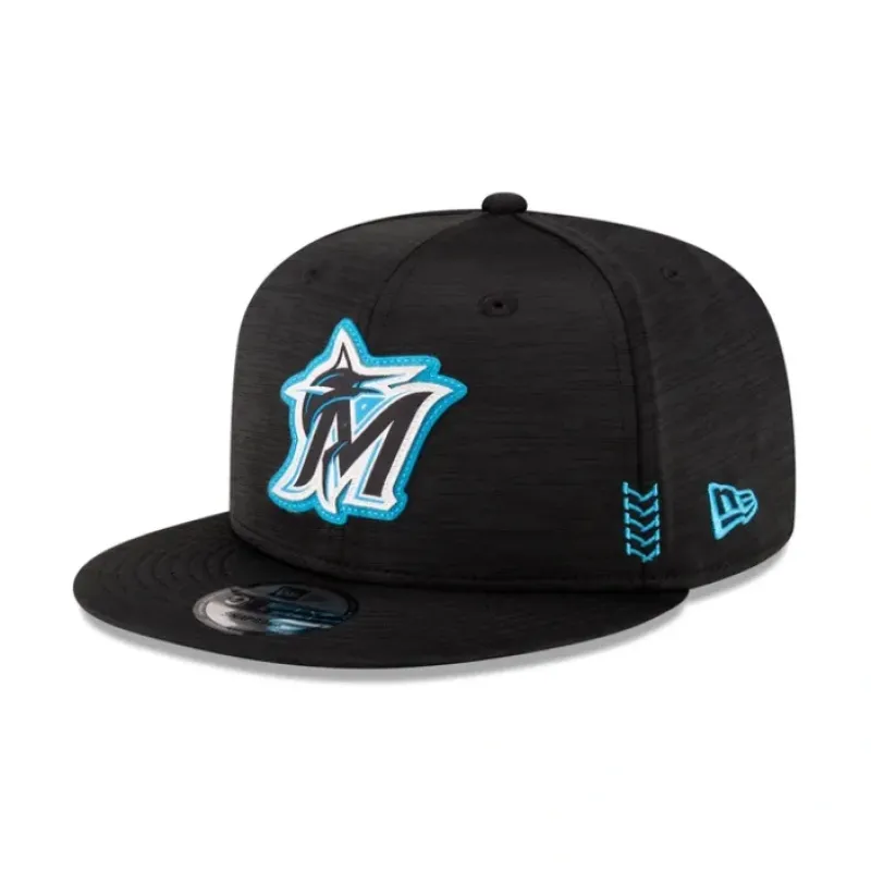 Shop Miami Marlins 2024 Clubhouse Alt 9FIFTY Snapback Hat - KTGCaps - Baseball caps for various teams, purchased online at a discount