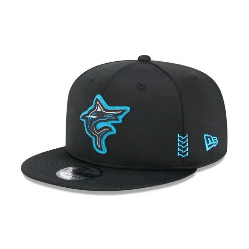 Best Sale Miami Marlins 2024 Clubhouse 9FIFTY Snapback Hat - KTGCaps - Baseball caps for various teams, purchased online at a discount