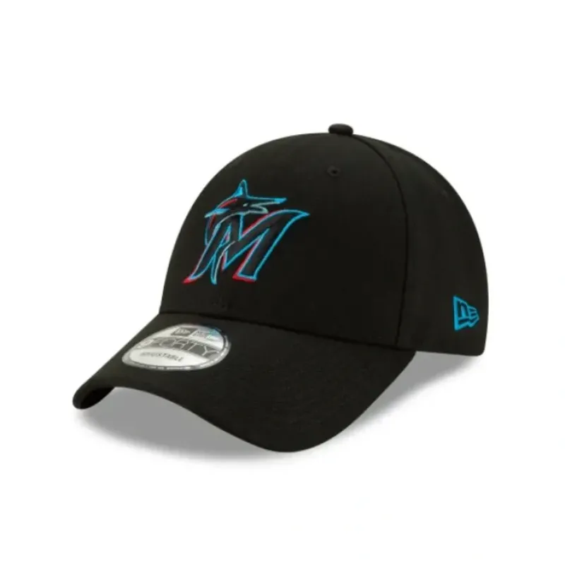 Outlet Miami Marlins 2019 The League 9FORTY Adjustable Hat - KTGCaps - Baseball caps for various teams, purchased online at a discount