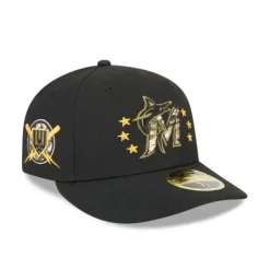 Store Miami Marlins Armed Forces Day 2024 Low Profile 59FIFTY Fitted Hat - KTGCaps - Baseball caps for various teams, purchased online at a discount