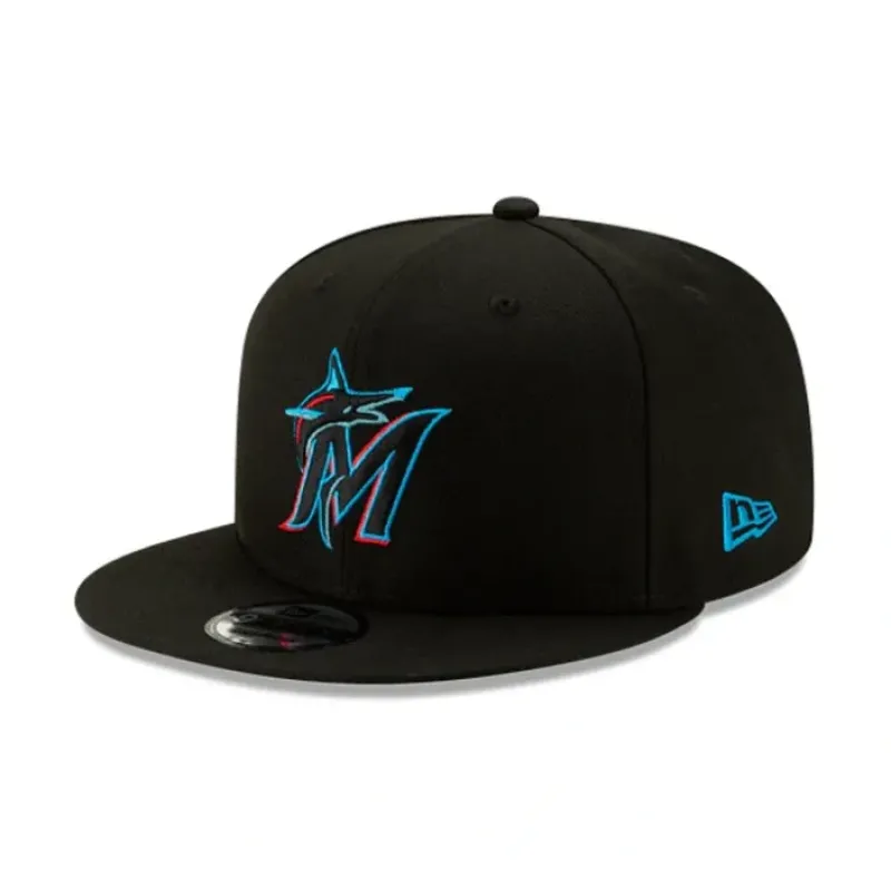 Online Miami Marlins Basic 9FIFTY Snapback Hat - KTGCaps - Baseball caps for various teams, purchased online at a discount