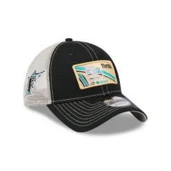 Shop Miami Marlins State Souvenir 9TWENTY Trucker Hat - KTGCaps - Baseball caps for various teams, purchased online at a discount