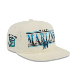 Best Sale Miami Marlins Throwback Corduroy Golfer Hat - KTGCaps - Baseball caps for various teams, purchased online at a discount