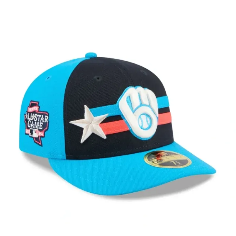 Outlet Milwaukee Brewers 2024 AllStar Game Low Profile 59FIFTY Fitted Hat - KTGCaps - Baseball caps for various teams, purchased online at a discount