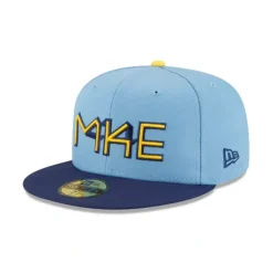 Sale Milwaukee Brewers City Connect 59FIFTY Fitted Hat - KTGCaps - Baseball caps for various teams, purchased online at a discount