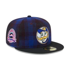 Sale Milwaukee Brewers Mascot Plaid 59FIFTY Fitted Hat - KTGCaps - Baseball caps for various teams, purchased online at a discount