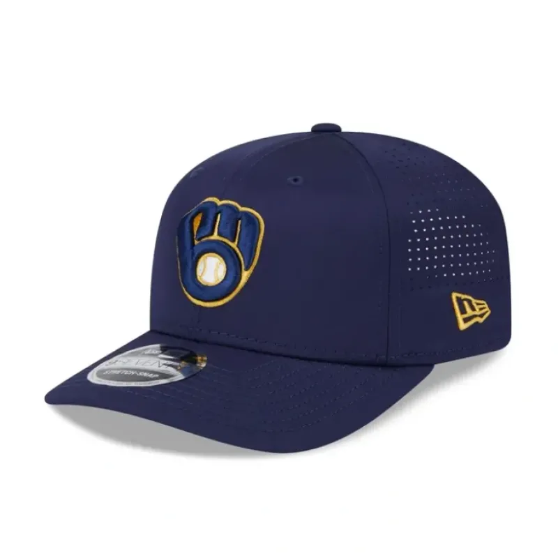 Store Milwaukee Brewers Perform 9SEVENTY StretchSnap Hat - KTGCaps - Baseball caps for various teams, purchased online at a discount