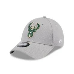 Best Milwaukee Bucks Gray 9FORTY StretchSnap Hat - KTGCaps - Baseball caps for various teams, purchased online at a discount