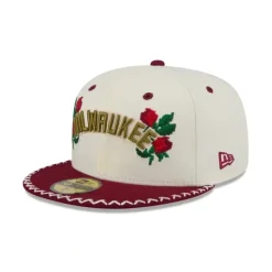 Cheap Milwaukee Bucks Novelty Stitch 59FIFTY Fitted Hat - KTGCaps - Baseball caps for various teams, purchased online at a discount