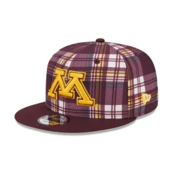 Cheap Minnesota Gophers Plaid 9FIFTY Snapback Hat - KTGCaps - Baseball caps for various teams, purchased online at a discount