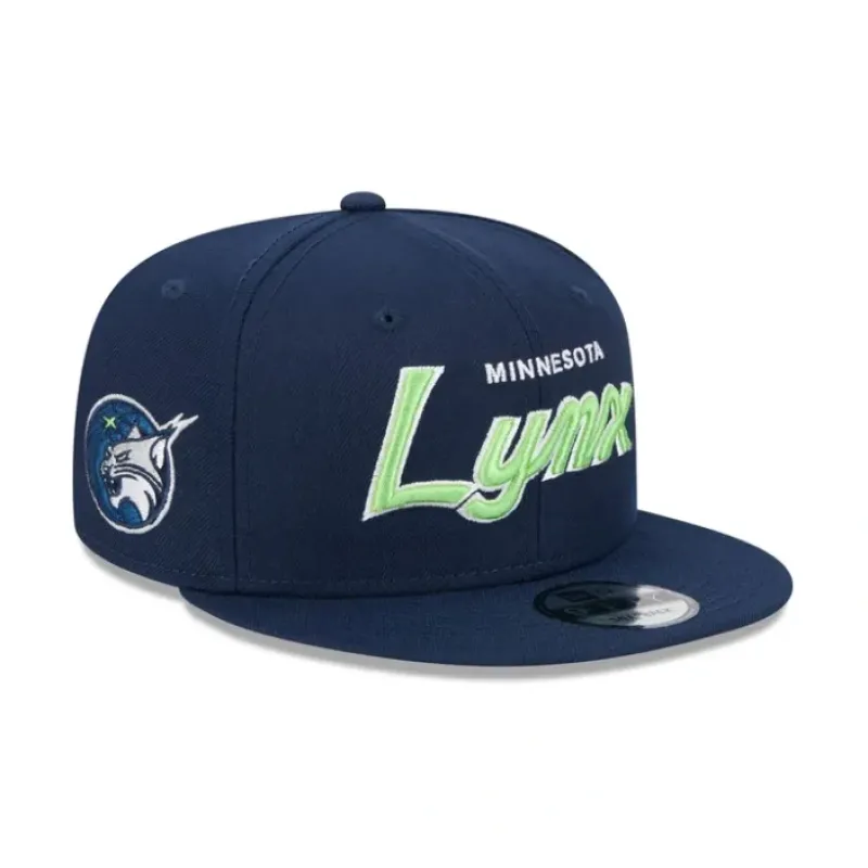 Shop Minnesota Lynx Script 9FIFTY Snapback Hat - KTGCaps - Baseball caps for various teams, purchased online at a discount
