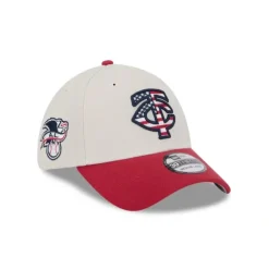 Store Minnesota Twins Independence Day 2024 39THIRTY Stretch Fit Hat - KTGCaps - Baseball caps for various teams, purchased online at a discount
