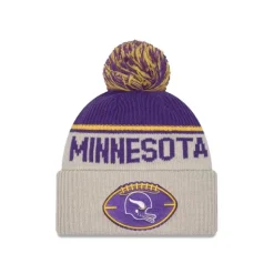 Outlet Minnesota Vikings 2024 Cold Weather Historic Pom Knit Hat - KTGCaps - Baseball caps for various teams, purchased online at a discount