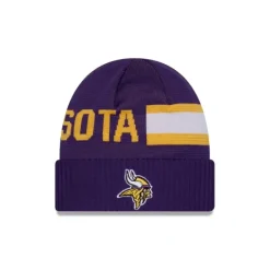 Outlet Minnesota Vikings 2024 Cold Weather Tech Knit Beanie - KTGCaps - Baseball caps for various teams, purchased online at a discount
