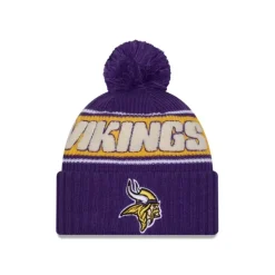 Best Minnesota Vikings 2024 Cold Weather Sport Pom Knit Hat - KTGCaps - Baseball caps for various teams, purchased online at a discount