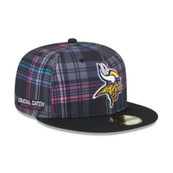 Cheap Minnesota Vikings 2024 Crucial Catch 59FIFTY Fitted Hat - KTGCaps - Baseball caps for various teams, purchased online at a discount