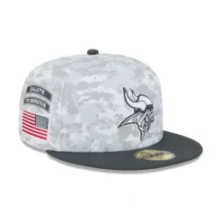 Flash Sale Minnesota Vikings 2024 Salute to Service 59FIFTY Fitted Hat - KTGCaps - Baseball caps for various teams, purchased online at a discount