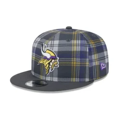 Best Minnesota Vikings 2024 Sideline Statement Gray 9FIFTY Snapback Hat - KTGCaps - Baseball caps for various teams, purchased online at a discount