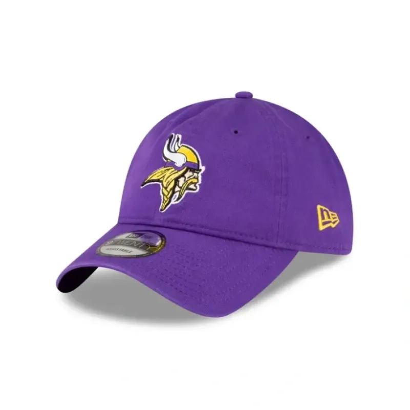 Best Sale Minnesota Vikings Core Classic 9TWENTY Adjustable Hat - KTGCaps - Baseball caps for various teams, purchased online at a discount