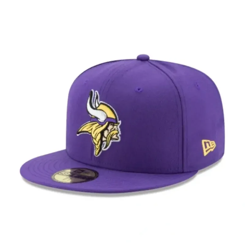 Online Minnesota Vikings Purples 59FIFTY Fitted Hat - KTGCaps - Baseball caps for various teams, purchased online at a discount