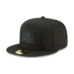 Shop MLB Batterman Logo Blackout Basic 59FIFTY Fitted Hat - KTGCaps - Baseball caps for various teams, purchased online at a discount