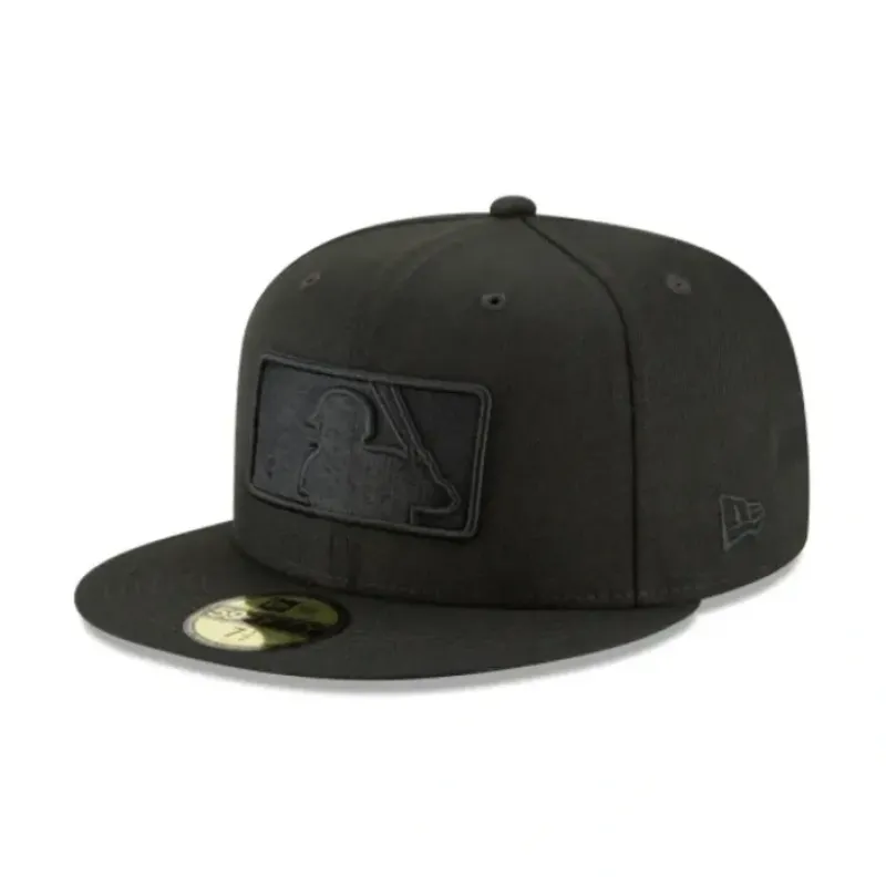 Shop MLB Batterman Logo Blackout Basic 59FIFTY Fitted Hat - KTGCaps - Baseball caps for various teams, purchased online at a discount