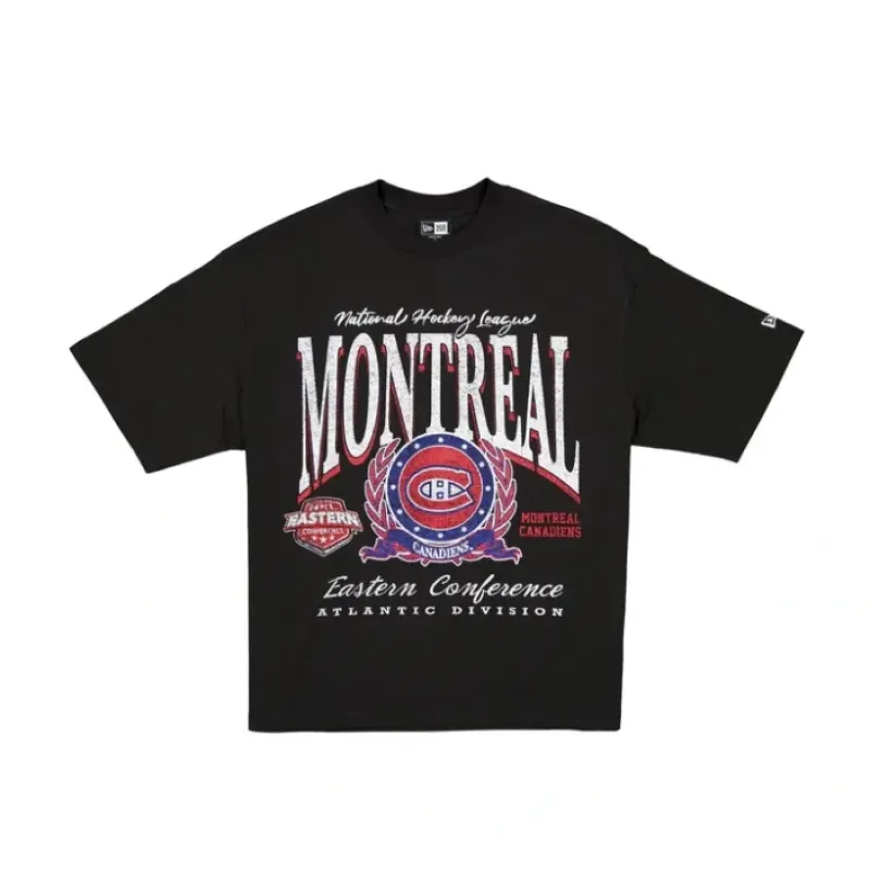 Best Montreal Canadiens Oversized Essentials TShirt - KTGCaps - Baseball caps for various teams, purchased online at a discount