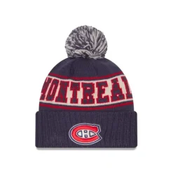 Online Montreal Canadiens Retro Pom Knit Hat - KTGCaps - Baseball caps for various teams, purchased online at a discount