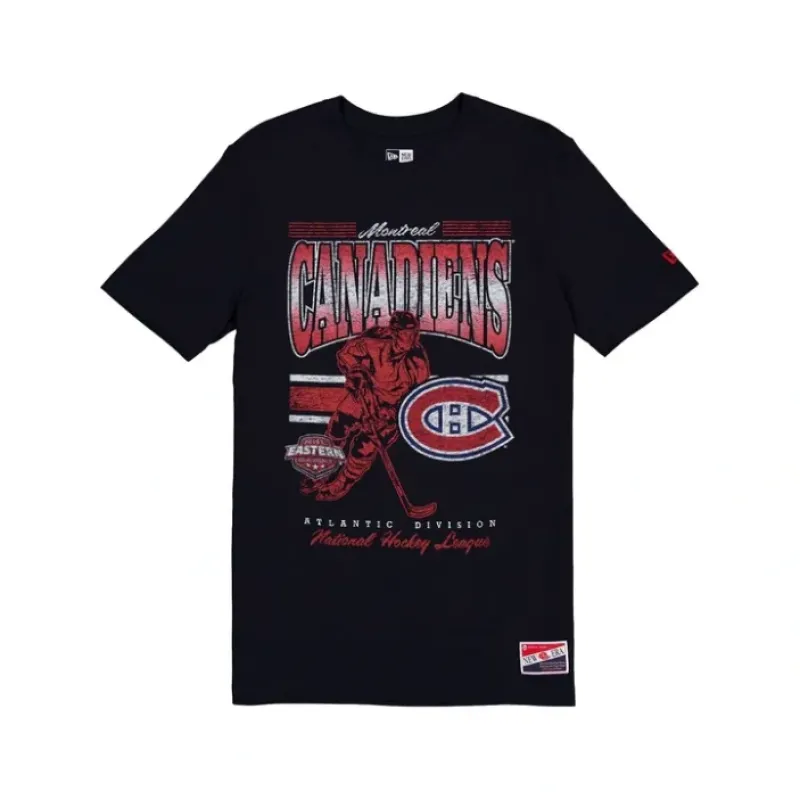 Online Montreal Canadiens Throwback Distress TShirt - KTGCaps - Baseball caps for various teams, purchased online at a discount