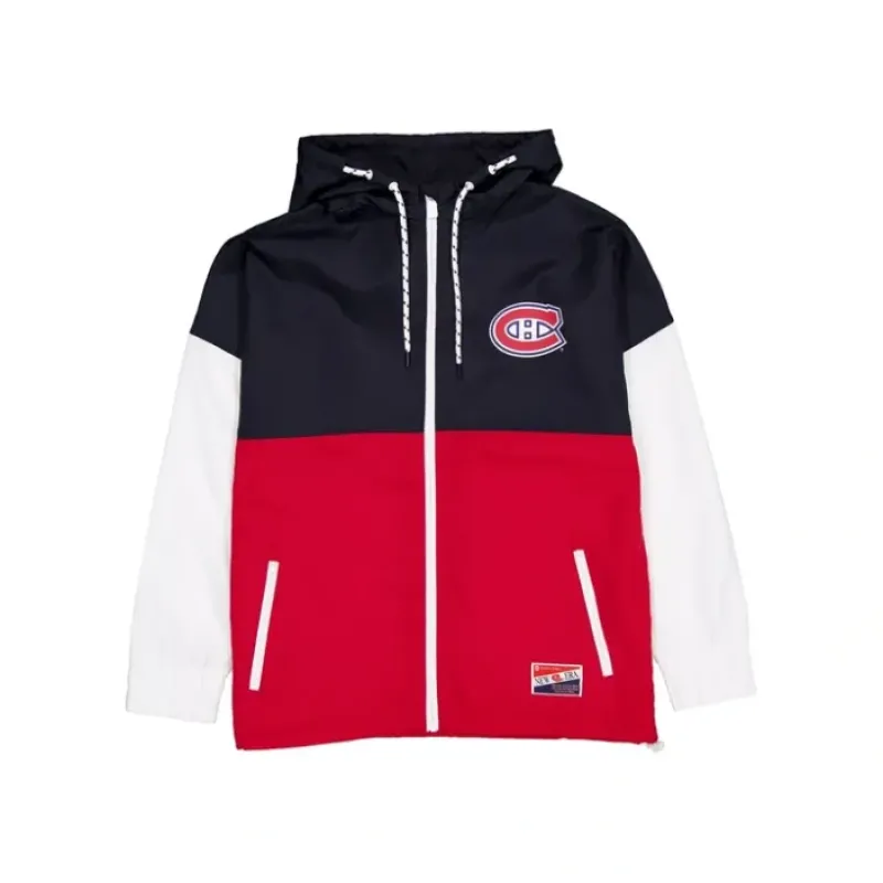 Clearance Montreal Canadiens Throwback Windbreaker - KTGCaps - Baseball caps for various teams, purchased online at a discount