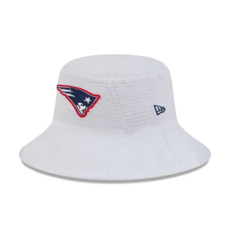 Outlet New England Patriots 2024 Training Stretch Bucket Hat - KTGCaps - Baseball caps for various teams, purchased online at a discount