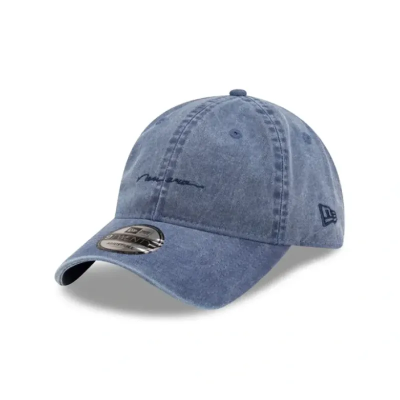 Sale New Era Cap Acid Wash Blue 9TWENTY Adjustable Hat - KTGCaps - Baseball caps for various teams, purchased online at a discount