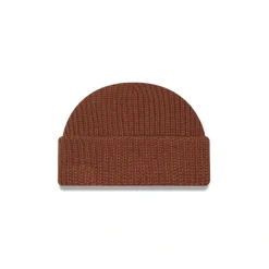 Outlet New Era Cap Brown Ribbed Skully Knit Beanie - KTGCaps - Baseball caps for various teams, purchased online at a discount