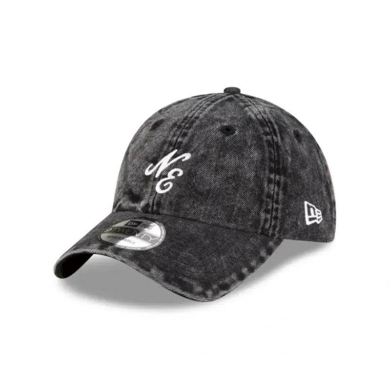 Discount New Era Cap Chemical Wash Black 9TWENTY Adjustable Hat - KTGCaps - Baseball caps for various teams, purchased online at a discount
