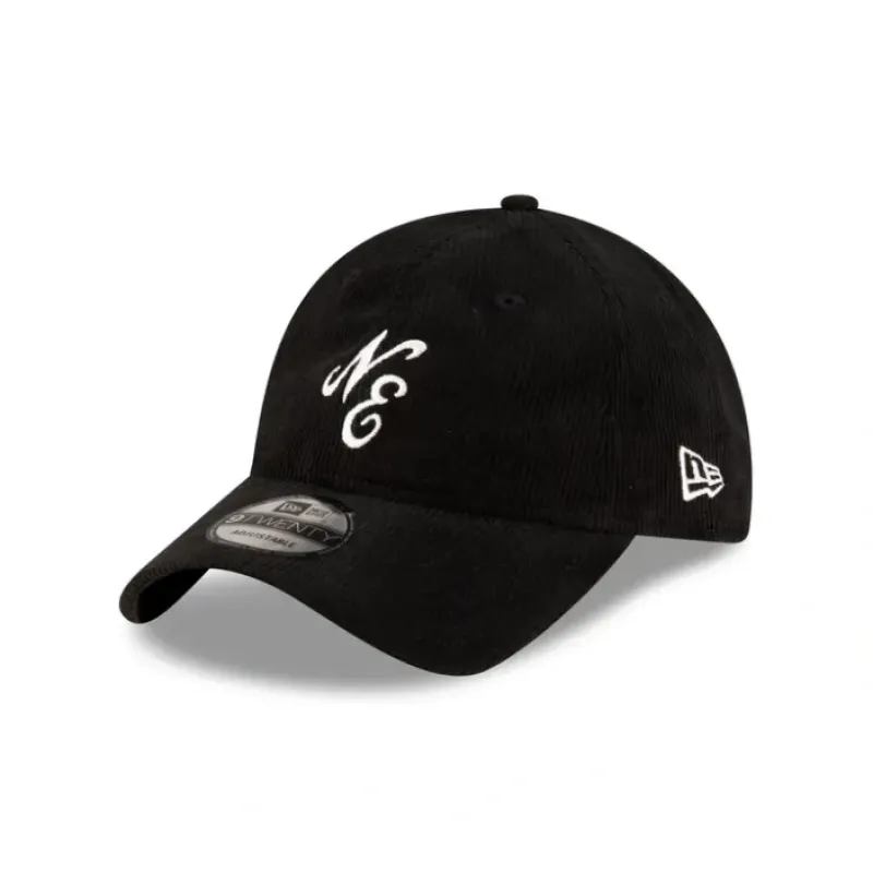 Shop New Era Cap Corduroy Classic Black 9TWENTY Adjustable Hat - KTGCaps - Baseball caps for various teams, purchased online at a discount