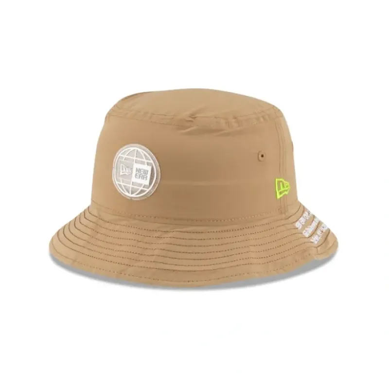Store New Era Cap Earth Day Khaki Bucket Hat - KTGCaps - Baseball caps for various teams, purchased online at a discount