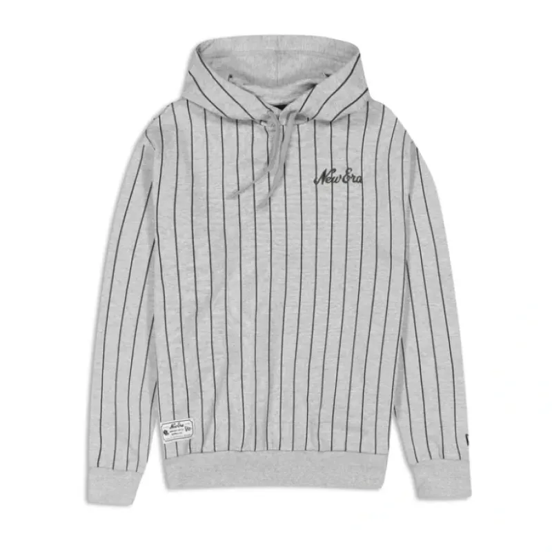 Online New Era Cap Essential Gray Pinstripe Hoodie - KTGCaps - Baseball caps for various teams, purchased online at a discount