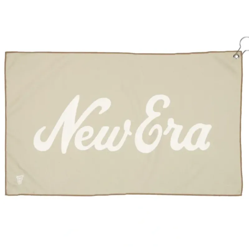 Sale New Era Cap Fairway Tan Golf Towel - KTGCaps - Baseball caps for various teams, purchased online at a discount