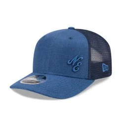 Best Sale New Era Cap Heather Blue 9SEVENTY Trucker Hat - KTGCaps - Baseball caps for various teams, purchased online at a discount