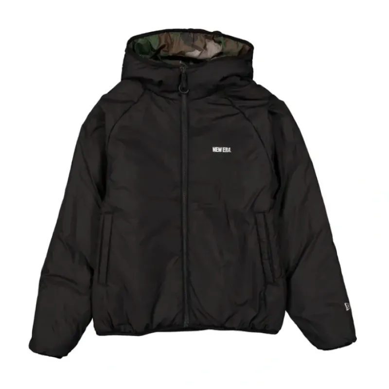 Shop New Era Cap Lightweight Reversible Black Insulated Jacket - KTGCaps - Baseball caps for various teams, purchased online at a discount