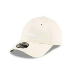 Store New Era Cap Metal Buckle Ivory 9FORTY Unstructured Adjustable Hat - KTGCaps - Baseball caps for various teams, purchased online at a discount