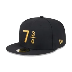 Best Sale New Era Cap Signature Size 7 34 Black 59FIFTY Fitted Hat - KTGCaps - Baseball caps for various teams, purchased online at a discount