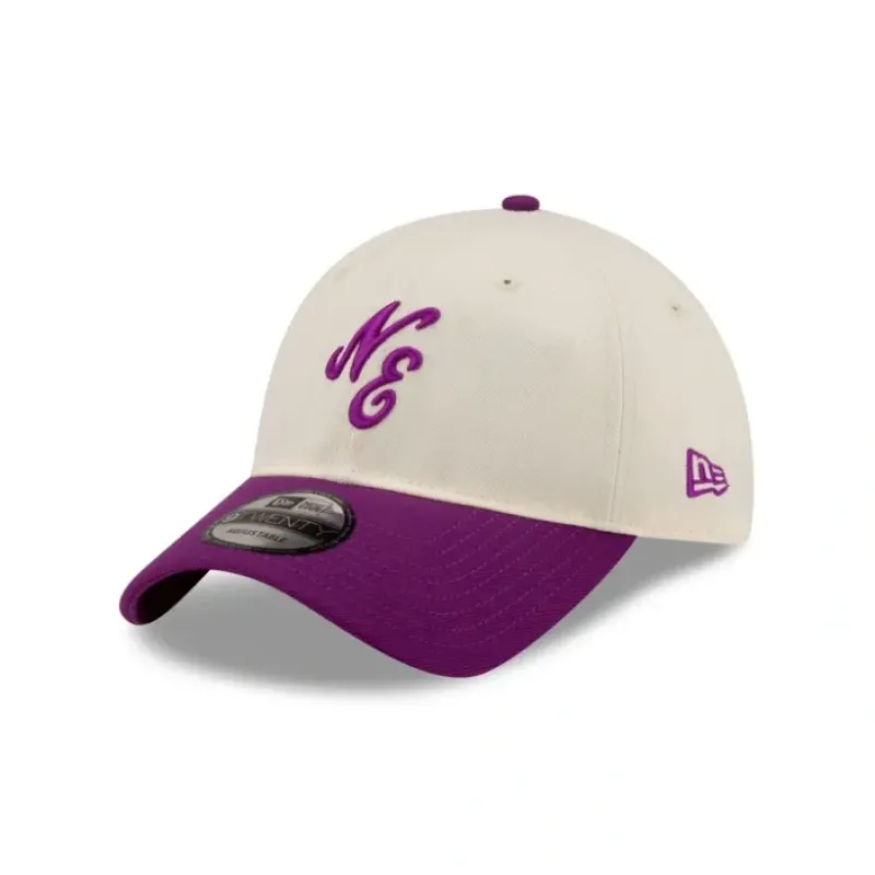 Outlet New Era Chrome Sparkling Grape 9TWENTY Adjustable Hat - KTGCaps - Baseball caps for various teams, purchased online at a discount