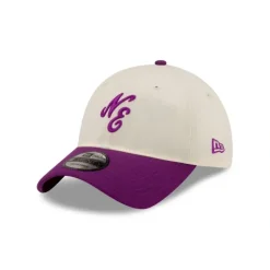 Shop New Era Chrome Varsity Purple 9TWENTY Adjustable Hat - KTGCaps - Baseball caps for various teams, purchased online at a discount