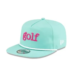 Shop New Era Golf Mint Green Golfer Hat - KTGCaps - Baseball caps for various teams, purchased online at a discount
