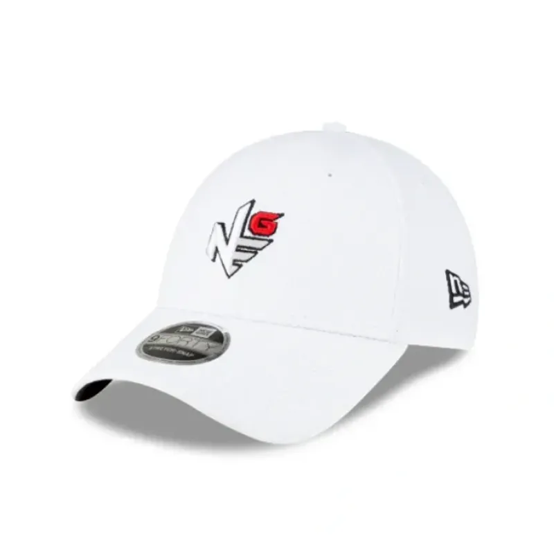 Cheap New Era Golf White 9FORTY StretchSnap Hat - KTGCaps - Baseball caps for various teams, purchased online at a discount