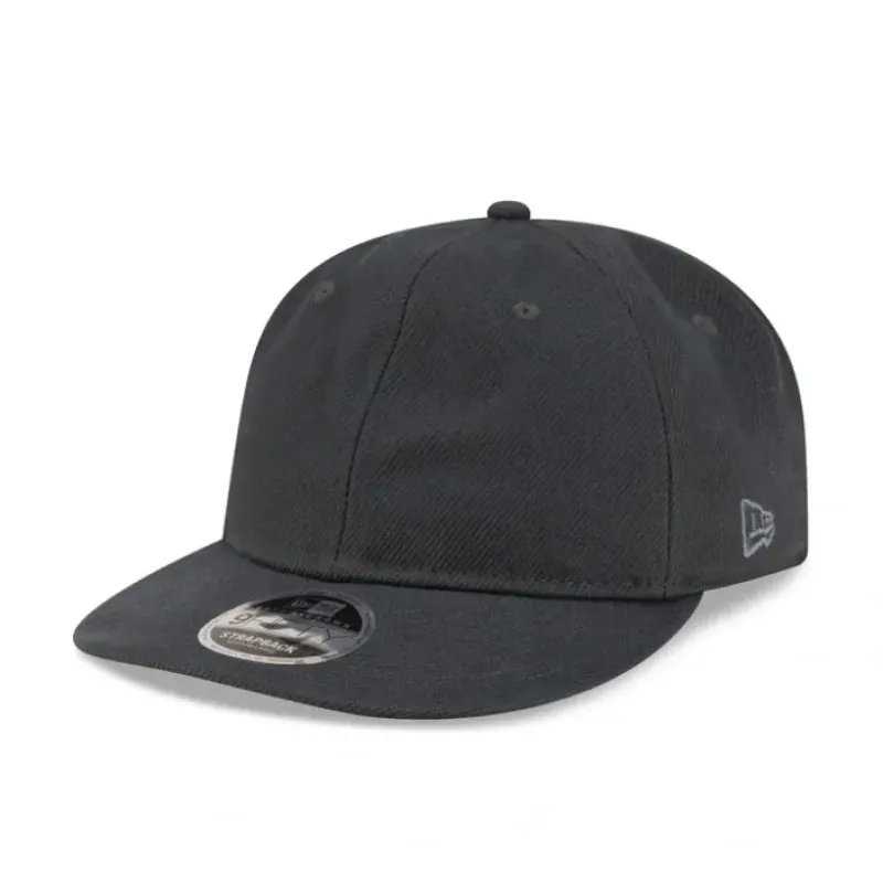 Online New Era Heavy Twill Dark Gray Retro Crown 9FIFTY Adjustable - KTGCaps - Baseball caps for various teams, purchased online at a discount